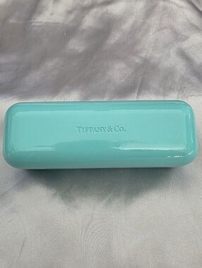 Tiffany & Co. Blue Glass Trinket Box